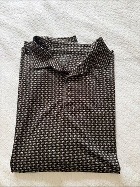 Perlis Crawfish Patterned Polo Shirt - Men’s